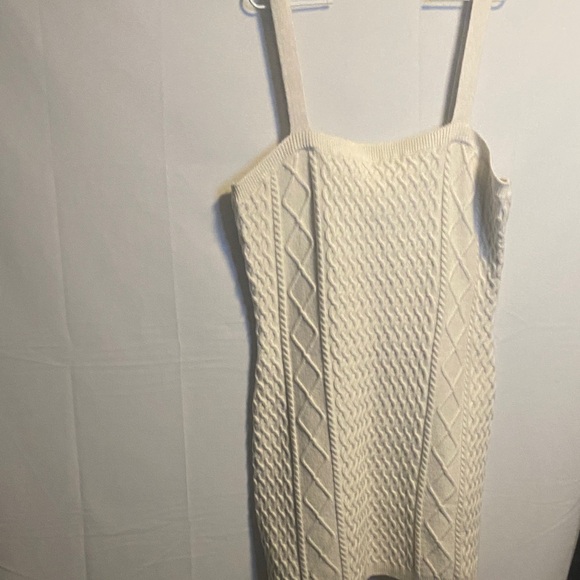 H&M Dresses & Skirts - H&M Cream Cable Knit Mini Dress